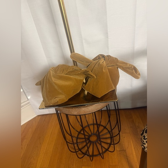 2 MERIT Corduroy Knot Bags – Camel Brown Boho Chic Handbags - Picture 6 of 6